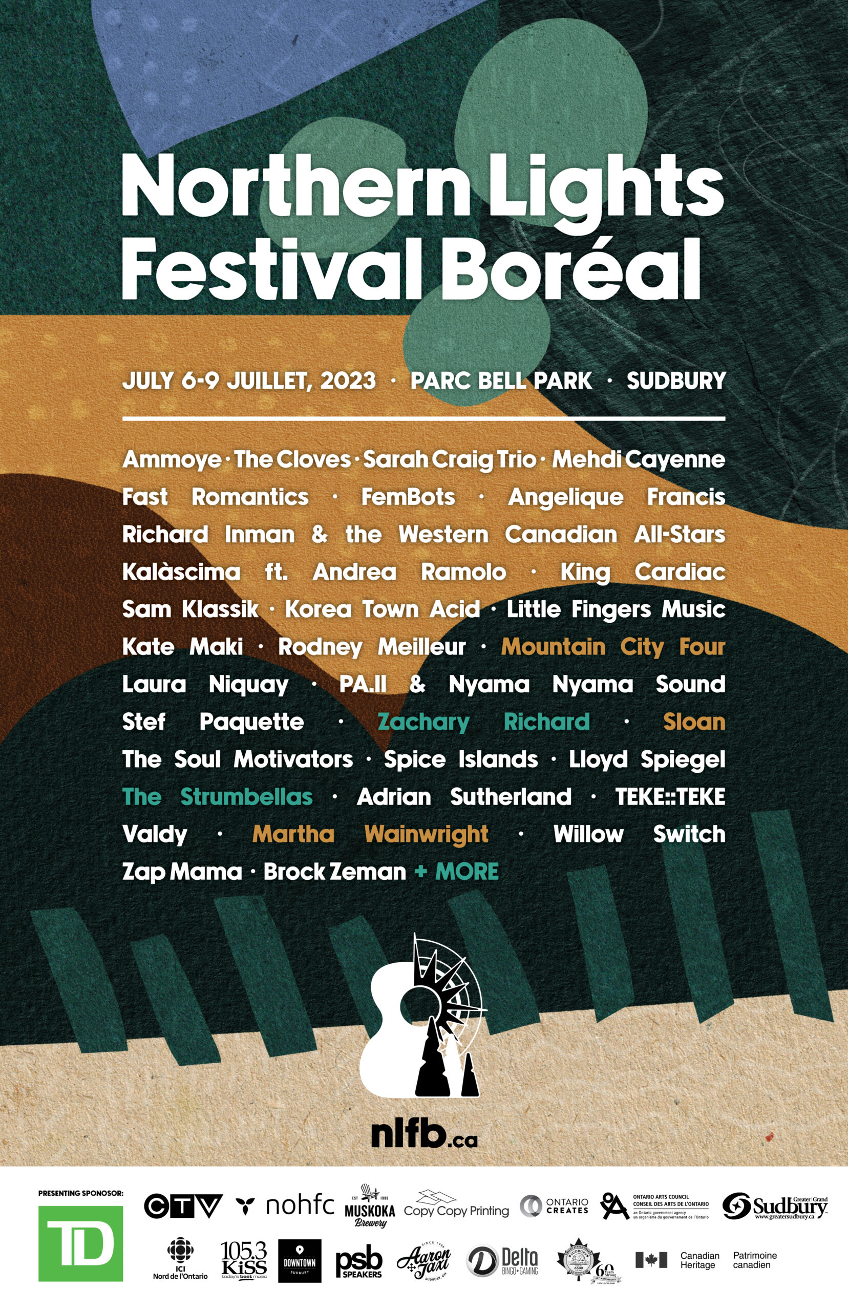 Northern Lights Festival poster 2023